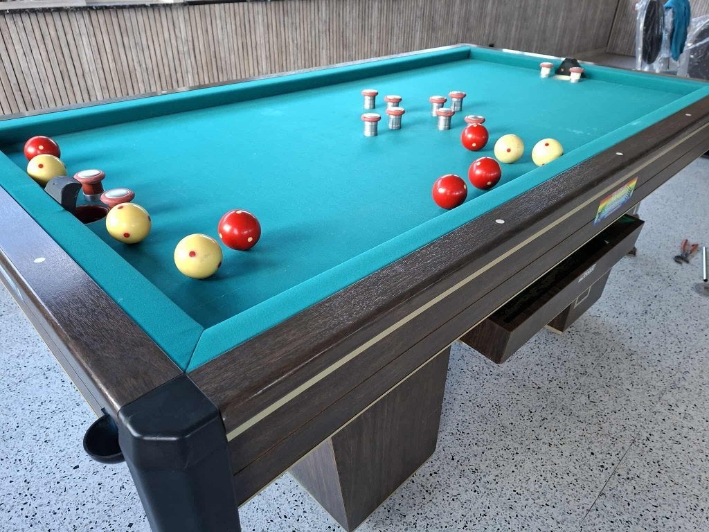 Nieuwe en gebruikte biljarts en voetbaltafels., Ophalen, Zo goed als nieuw, Biljarttafel