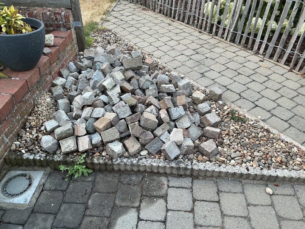 Kleine kasseien, Tuin en Terras, Ophalen, Gebruikt, Overige typen, Natuursteen