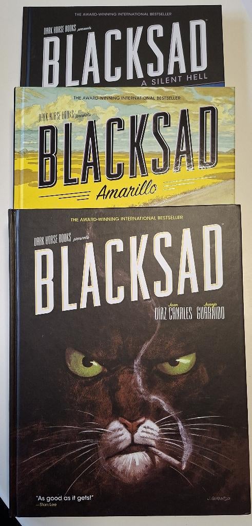 3 livres bandes dessinées Blacksad couverture rigide anglais, Plusieurs comics, Enlèvement ou Envoi, Comme neuf