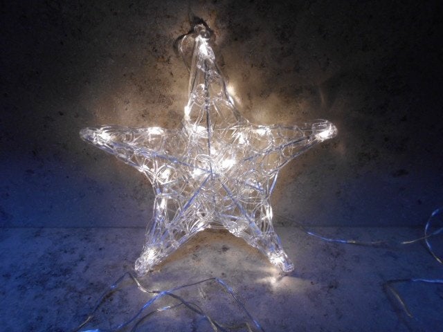 Grote Kerst-ster met Led-verlichting, Ophalen of Verzenden, Zo goed als nieuw
