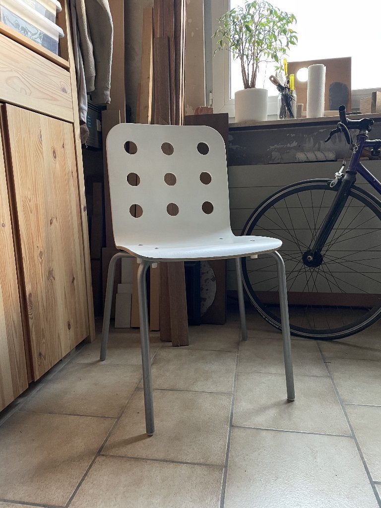 Chaises Ikea, Maison & Meubles, Enlèvement, Utilisé, Bois, Blanc