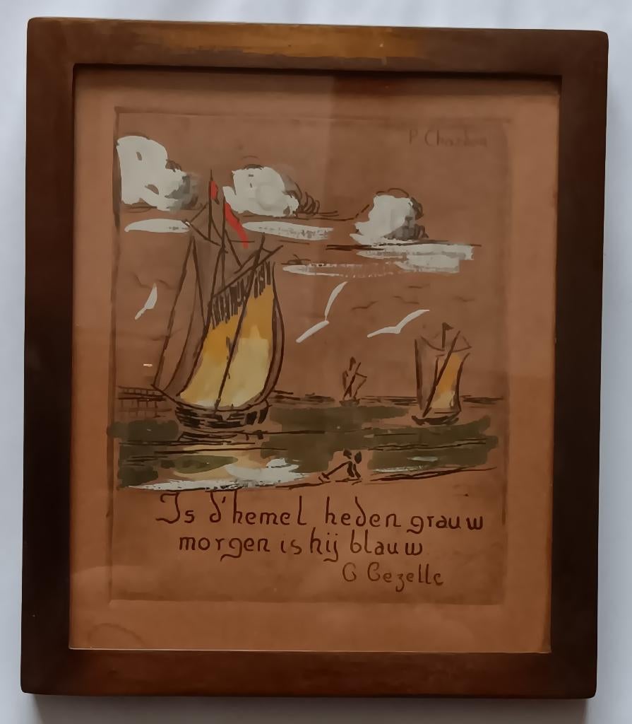 Tekening P. Chardon, Enlèvement ou Envoi, Dessin
