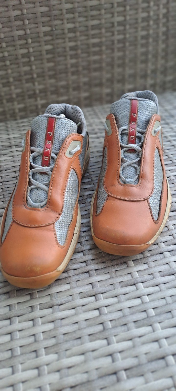 Prada Vintage schoenen., Vêtements | Hommes, Chaussures, Chaussures à lacets, Brun, Enlèvement, Porté