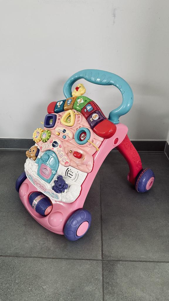 VTech Baby Walker / loopwagentje – roze – in mooie staat, Kinderen en Baby's, Ophalen, Zo goed als nieuw, 6 maanden tot 2 jaar