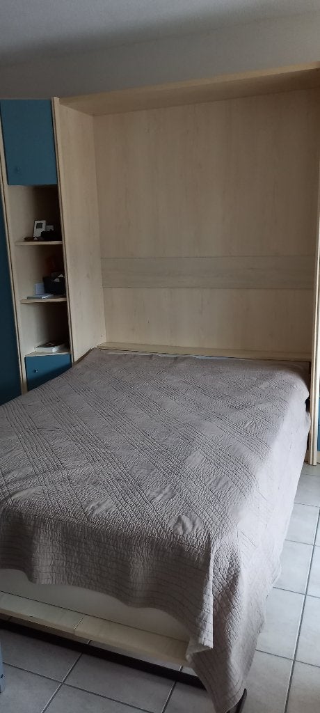 opklapbed, Ophalen, Opklapbed in kast, Gebruikt, Tweepersoons