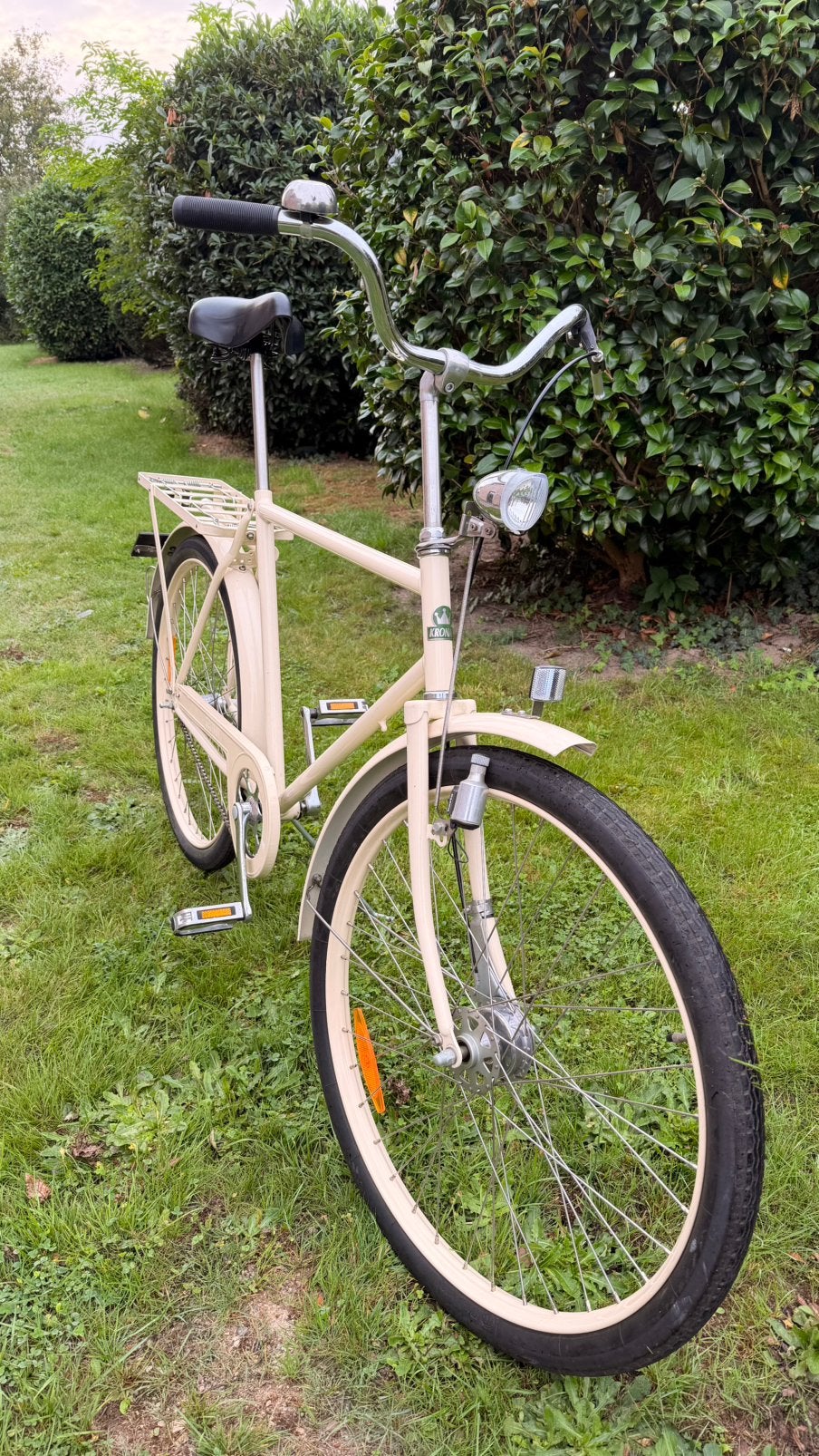 Herenfiets Kronan, Fietsen en Brommers, 59 cm of meer, Ophalen, Velgrem, Jaren '40
