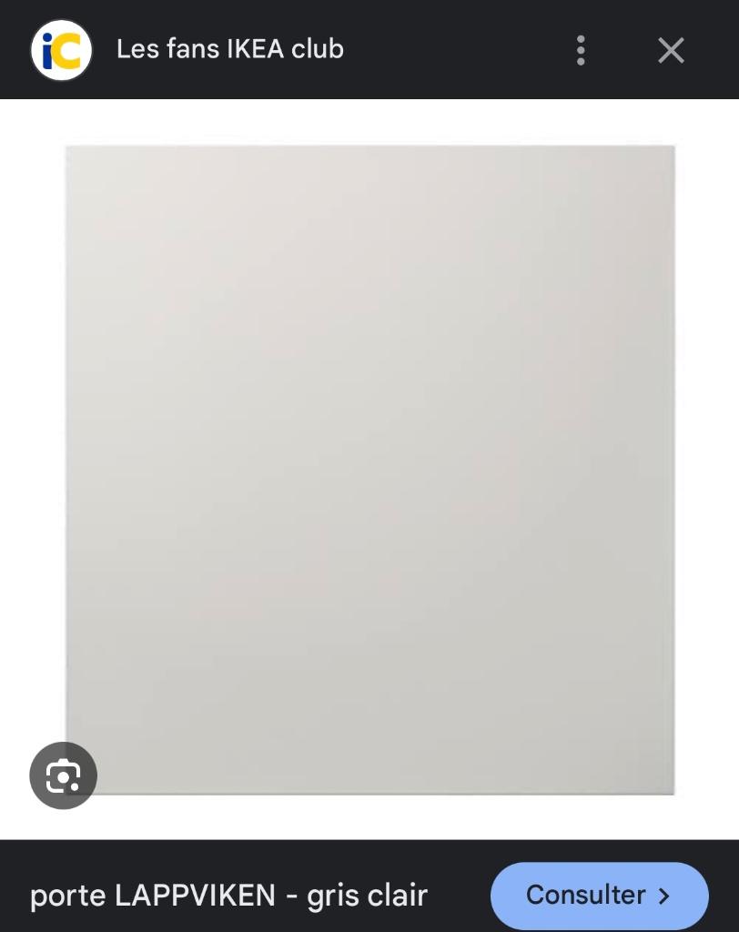 Portes pour meuble IKEA., Ophalen, Zo goed als nieuw