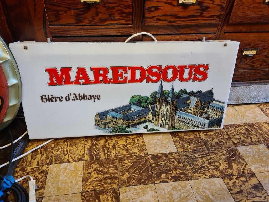 Plaque Maredsous lumineuse, Enlèvement ou Envoi