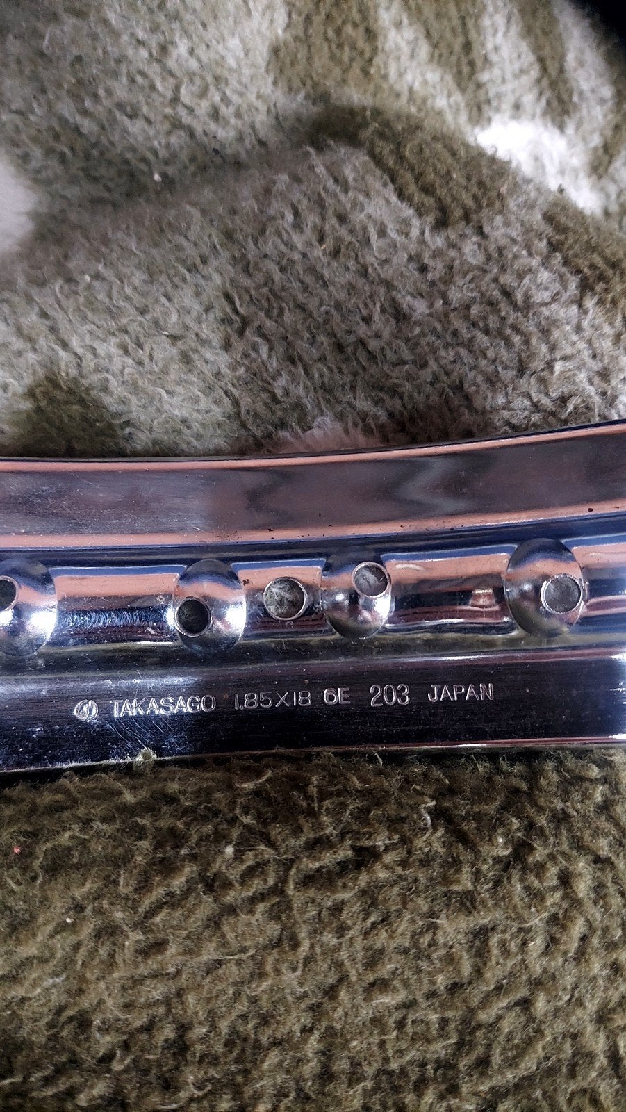 Takasago 18 inch velg, Ophalen, Gebruikt
