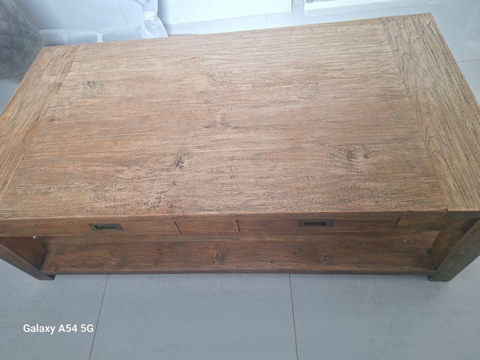 salontafel, Ophalen