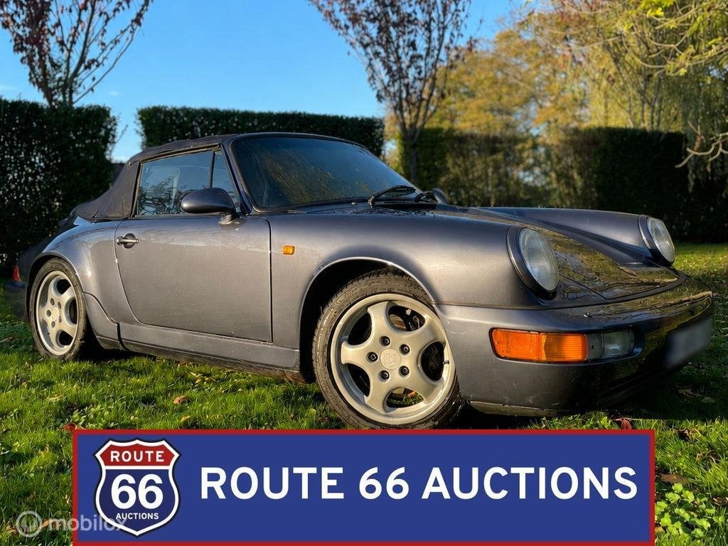 Porsche 911 Carrera 4 Cabriolet | 1990 | Route 66 Auctions, Autos, Achat, Entreprise, Boîte manuelle, Autre carrosserie