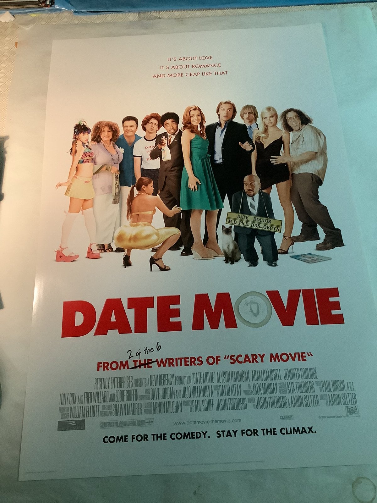 DATE MOVIE   USA  FILMPOSTER   68,5-101,5 cm, Ophalen of Verzenden, Zo goed als nieuw