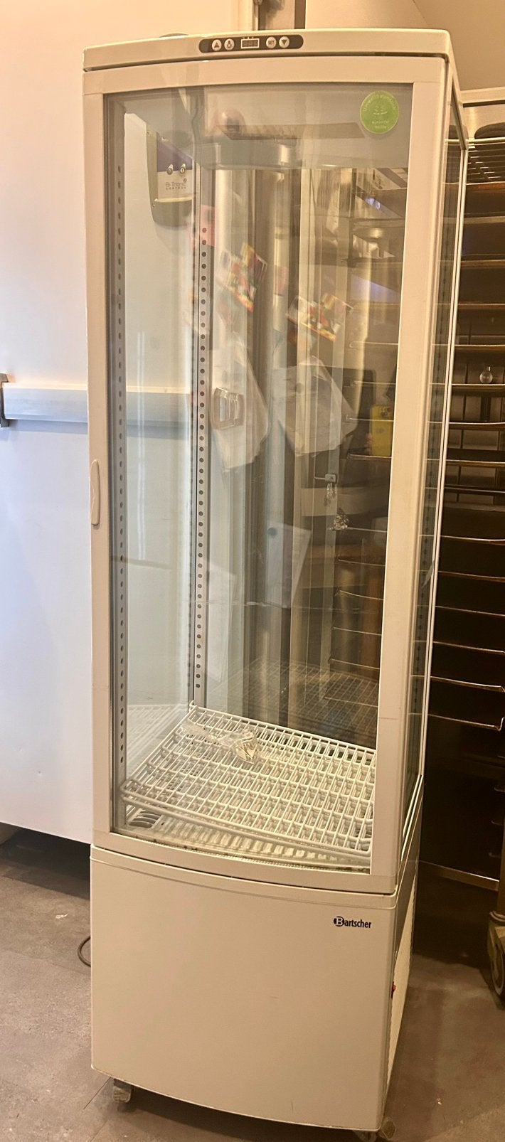 Koelvitrine, Huis en Inrichting, Kasten | Vitrinekasten, Ophalen, Met plank(en), Kunststof, Gebruikt