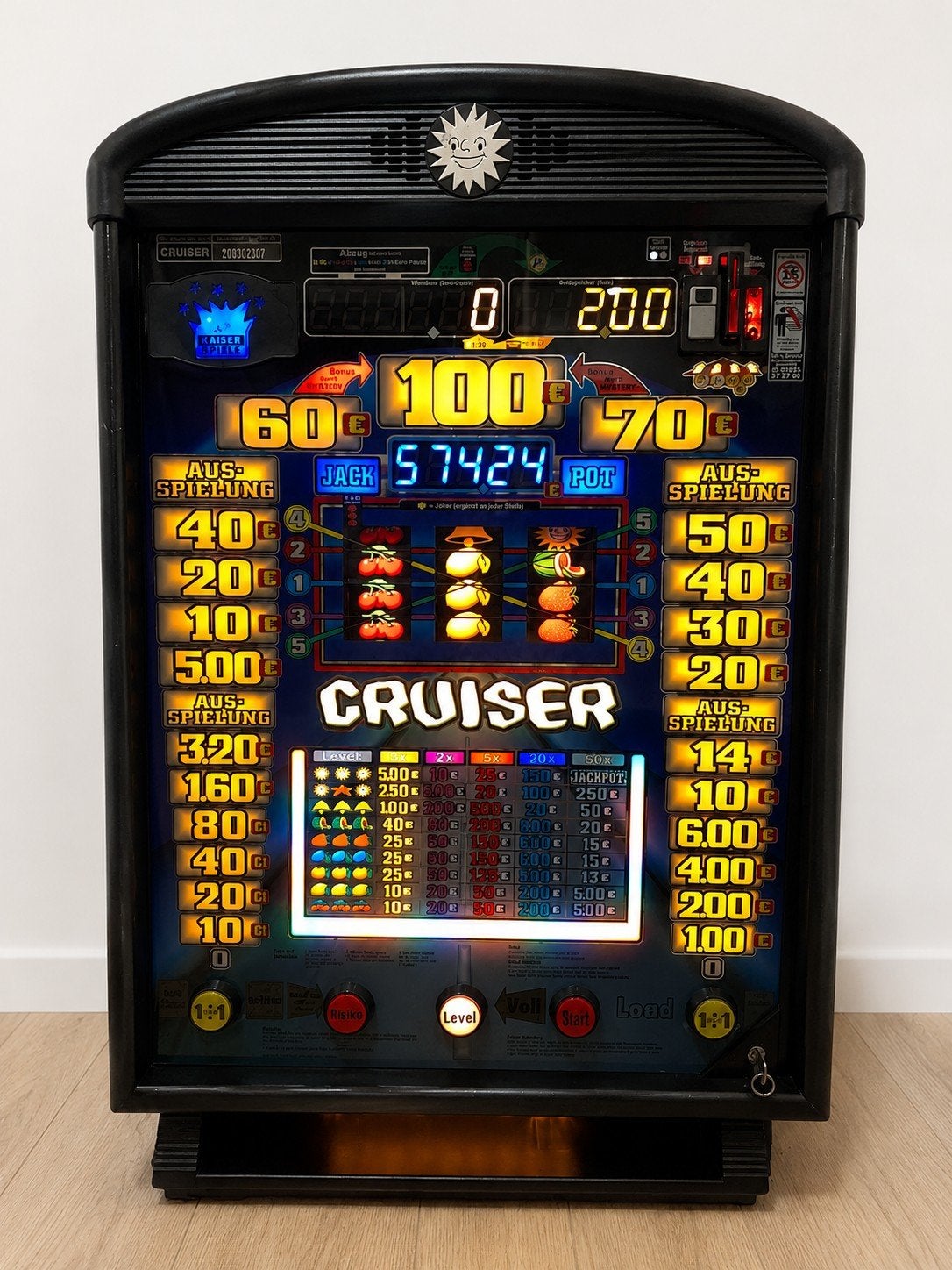 Merkur Cruiser gokkast op Euro, Verzamelen, Automaten | Gokkasten en Fruitautomaten, Euro, Ophalen