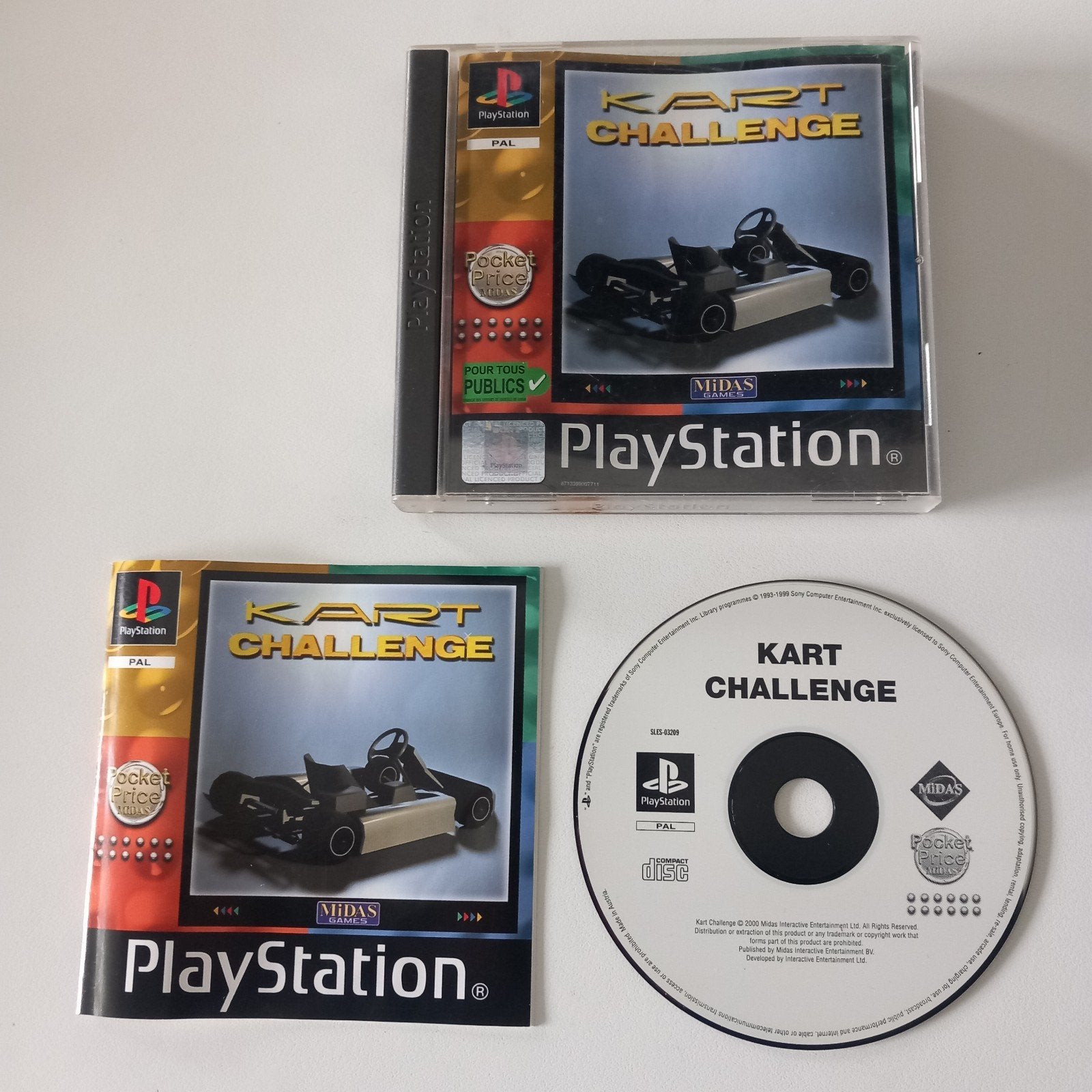 Kart Challenge Playstation 1 pal, Ophalen of Verzenden