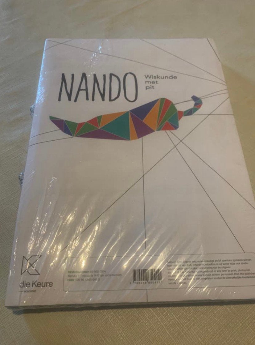 Nando 4 - uitbreidingsset van 2 modules D&A (herwerking 2024, Ophalen of Verzenden, Nieuw, VSO, Wiskunde A