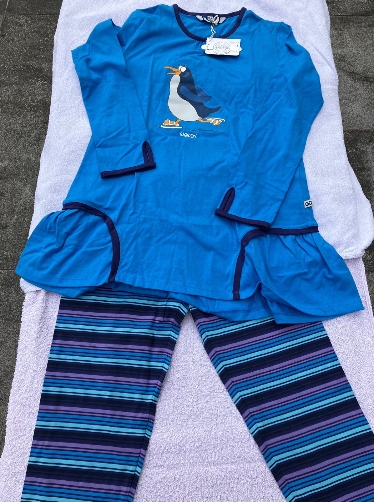 Woody - Tunique de pyjama - pinguïn-fille 10 ans - Nouvea, Enfants & Bébés, Vêtements enfant | Taille 140, Neuf, Fille, Vêtements de nuit ou Sous-vêtements