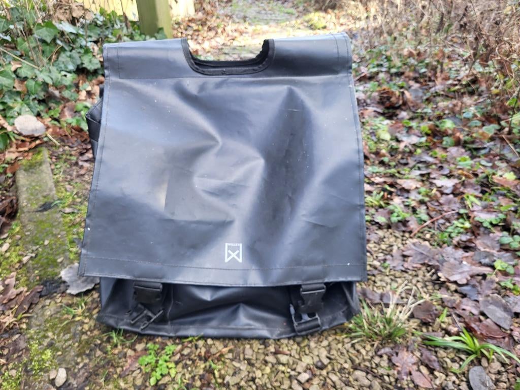 Grote, handige, dubbele fietstas Wilex, Fietsen en Brommers, Ophalen