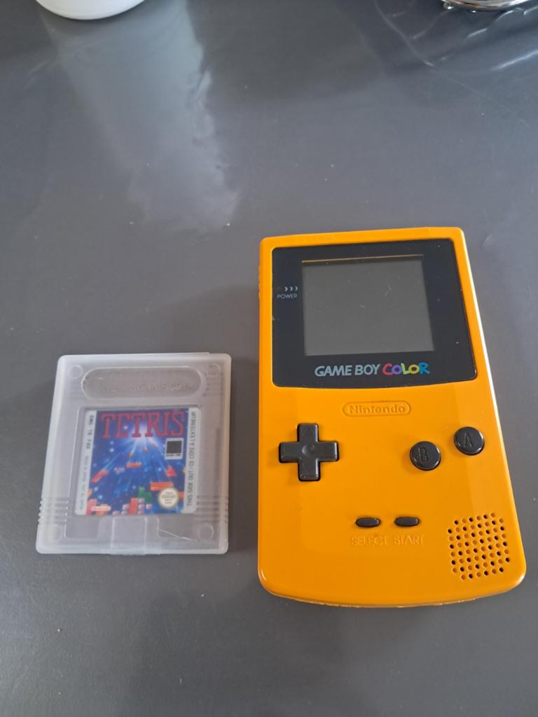 Game boy color met game tetris, Ophalen, Game Boy Color