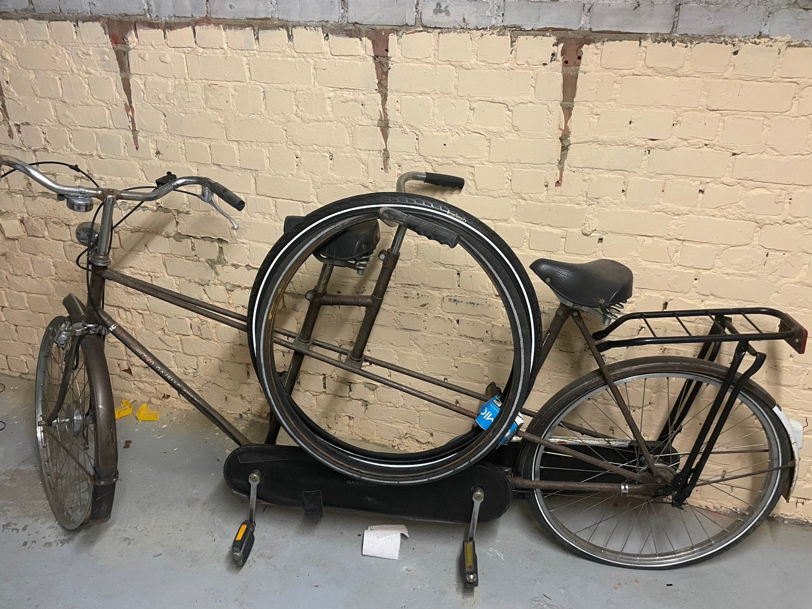Tandem gazelle, Ophalen, Gebruikt