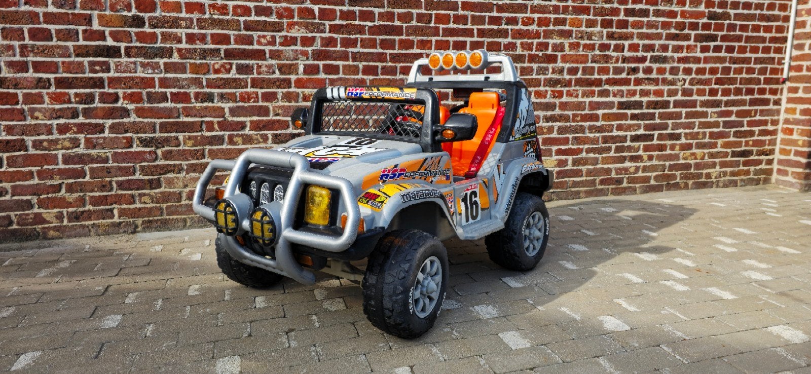 Elektrische kinderauto voor 2 kinderen, Enlèvement, Utilisé