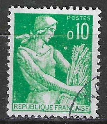 Francia 1957/1959 - Yvert 1231 - Type Moissonneuse (ST), Envoi, Affranchi