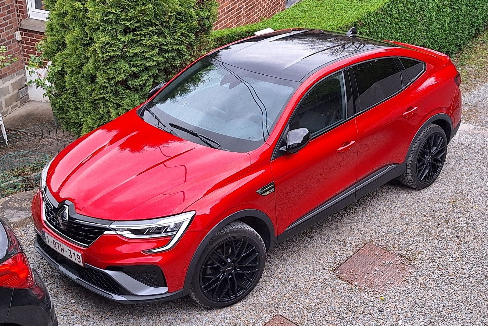 renault Arkana RSLINE 1.3.tce 140cv, Auto's, Automaat, Arkana, Zwart, Leder