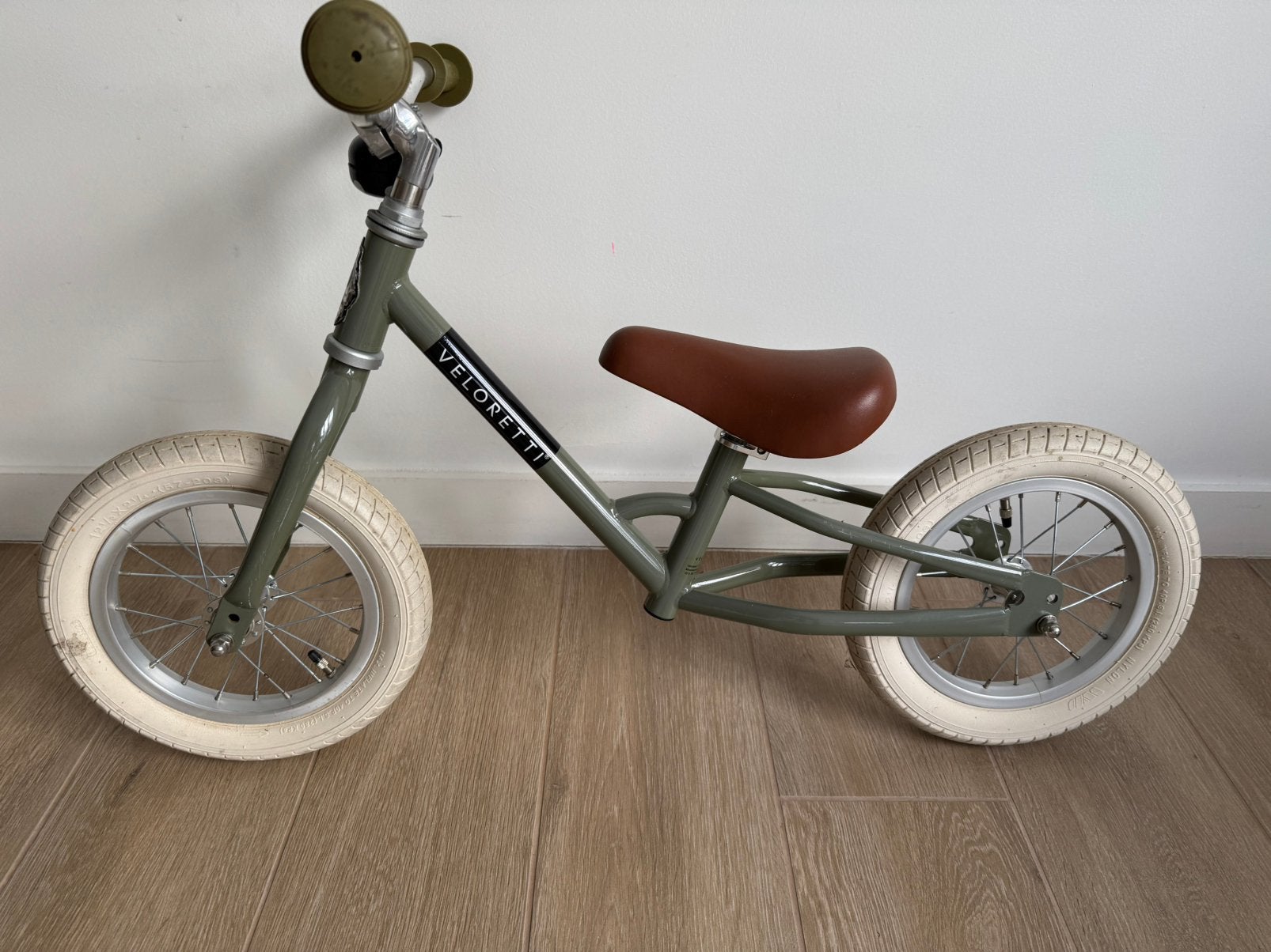 Veloretti loopfiets groen, Ophalen, Zo goed als nieuw, Loopfiets
