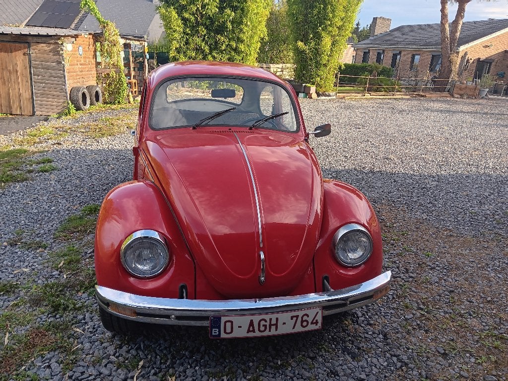 Vw COCCINELLE 1200CC., Autos, Volkswagen, Rouge, Achat, Boîte manuelle, Coccinelle