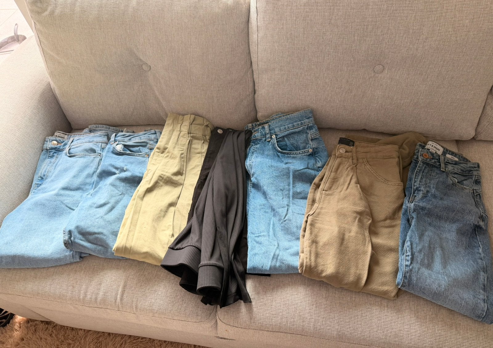 Dames jeanspakket XS/S – zeer goede staat, Ophalen, Zo goed als nieuw