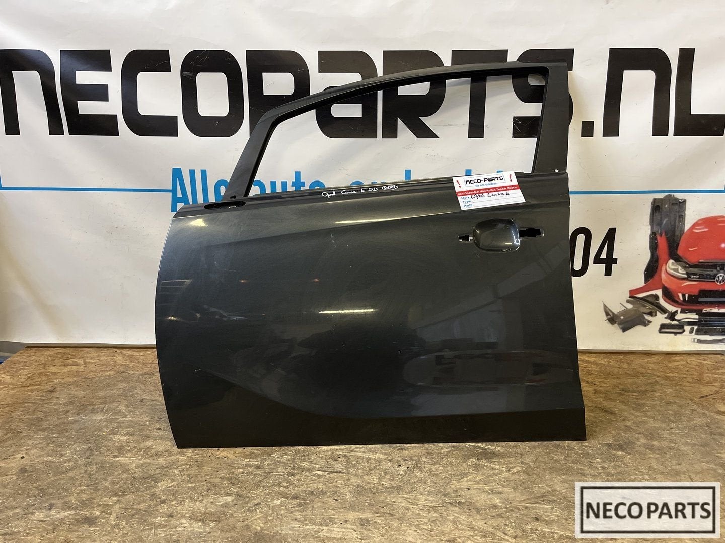 OPEL CORSA E PORTIER DEUR PORTIEREN ORIGINEEL, Gebruikt, -, -, Opel