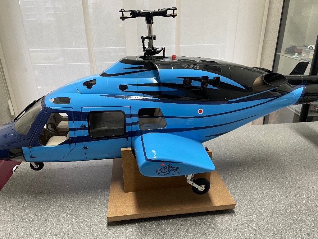 Roban Bell 222 800 size, Hobby en Vrije tijd, RTF (Ready to Fly), Helikopter, Zo goed als nieuw, Ophalen