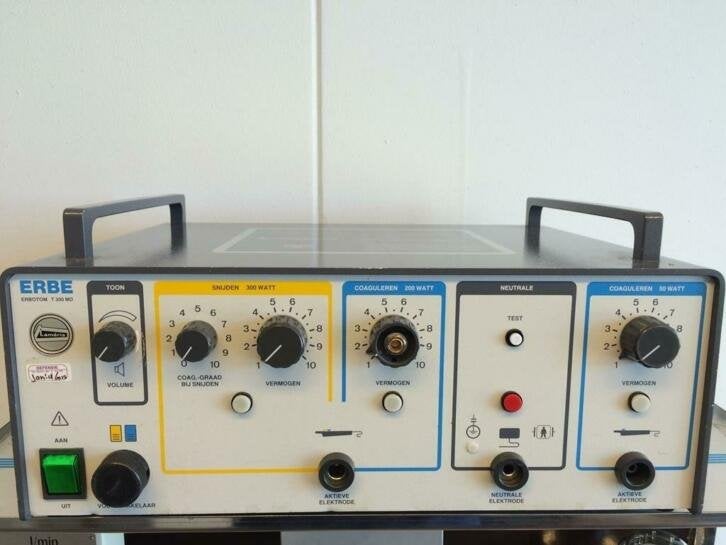 Monopolair coagulatie toestel Erbe MD300 + veel toebehoren, Diversen, Braces