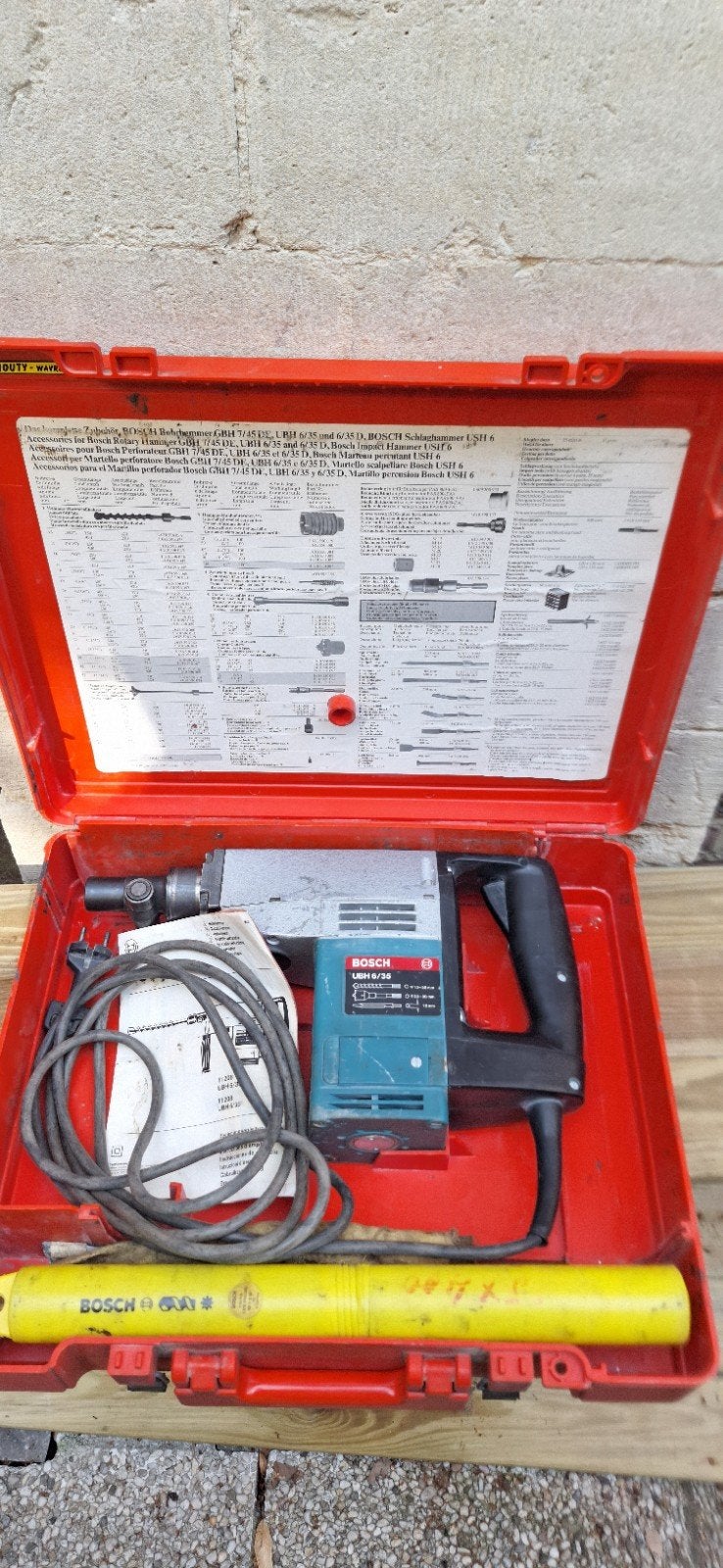 Marteau perforateur PRO - Bosch 0611 208 - UBH 6/35, Bricolage & Construction, Outillage | Foreuses
