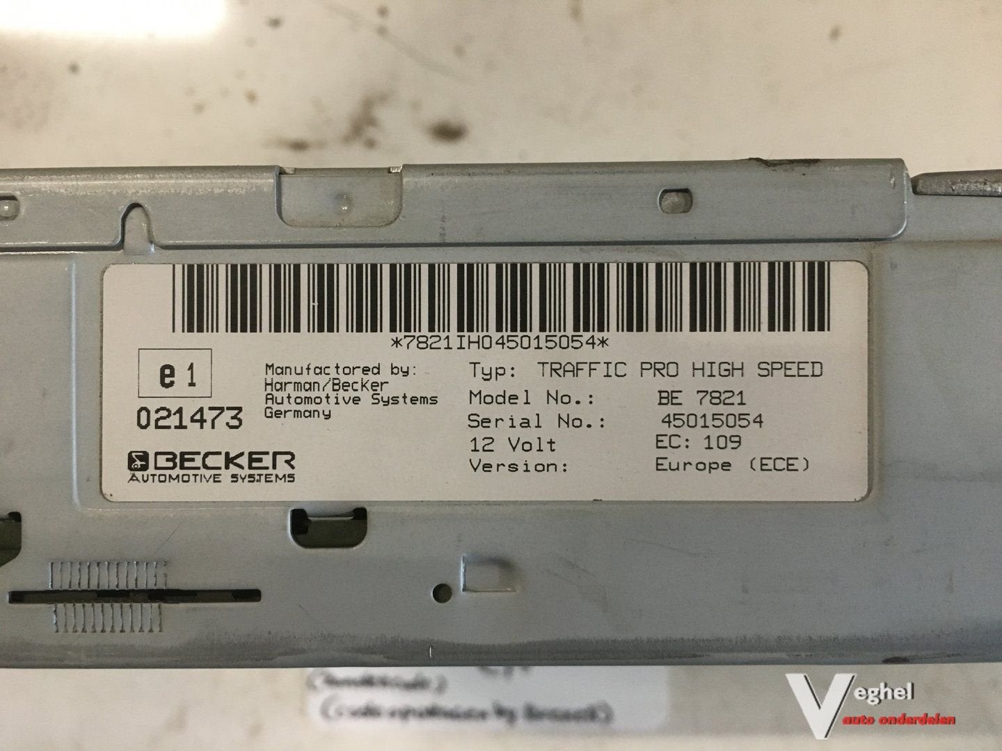 Mercedes Vito 109cdi 2005 Becker Traffic pro high speed, Gebruikt, -, -, Ophalen of Verzenden