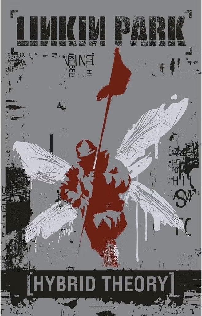 Linkin Park Hybrid Theory - Textielposter off. merchandise, Ophalen of Verzenden, Nieuw