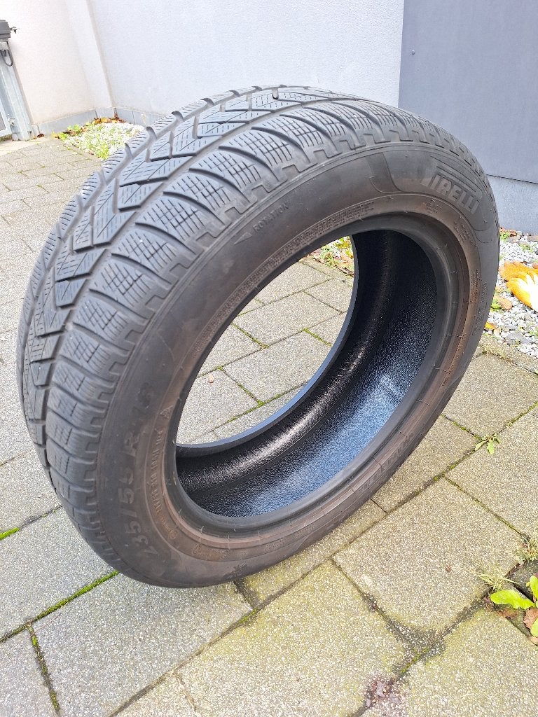 4 Pirelli Scorpion 235/55/R18 winterbanden, Ophalen, 18 inch, Gebruikt, Winterbanden