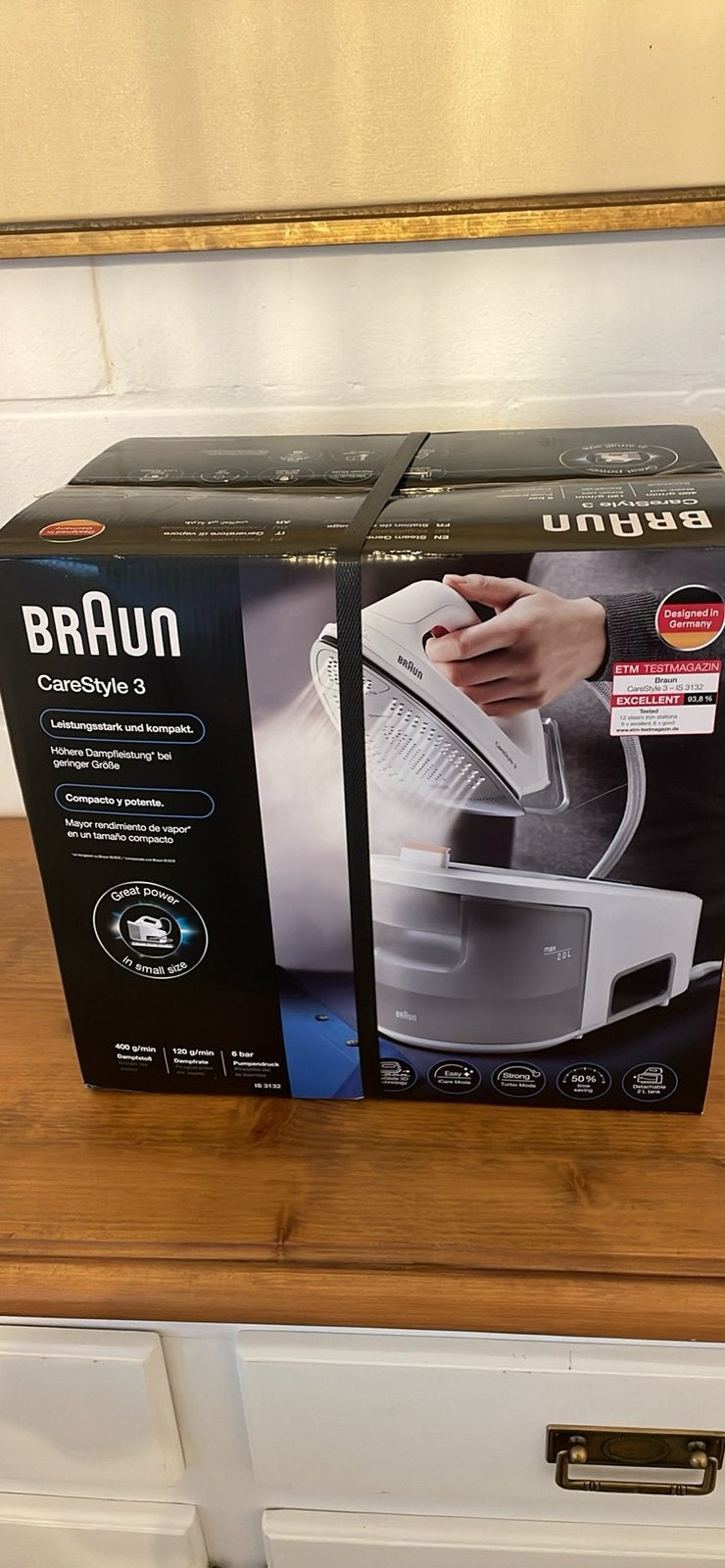 Fer à vapeur New Braun Carestyle 3, gris clair, Electroménager, Enlèvement, Neuf