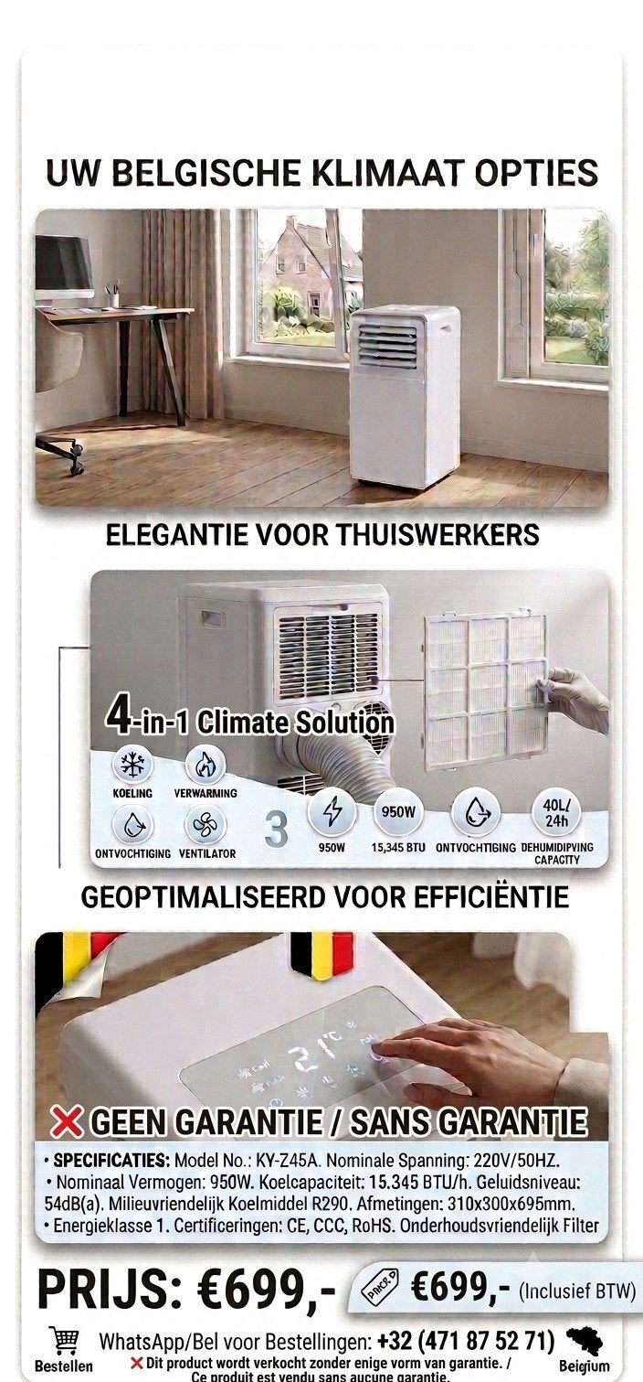 Cooling Heating Dehumidifier Fan 4 in 1 air conditioner, Tickets & Billets, Réductions & Chèques cadeaux