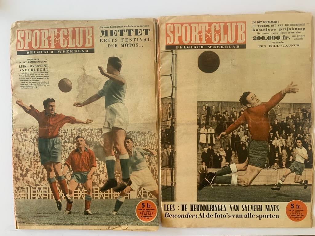 Vintage Club Sport weekblad 1951, Ophalen of Verzenden, Gebruikt