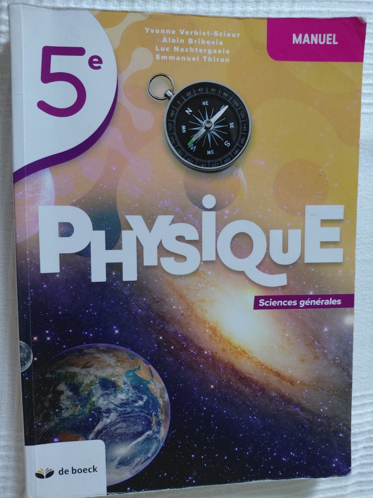 Manuel de physique 5e, Livres, Enlèvement ou Envoi