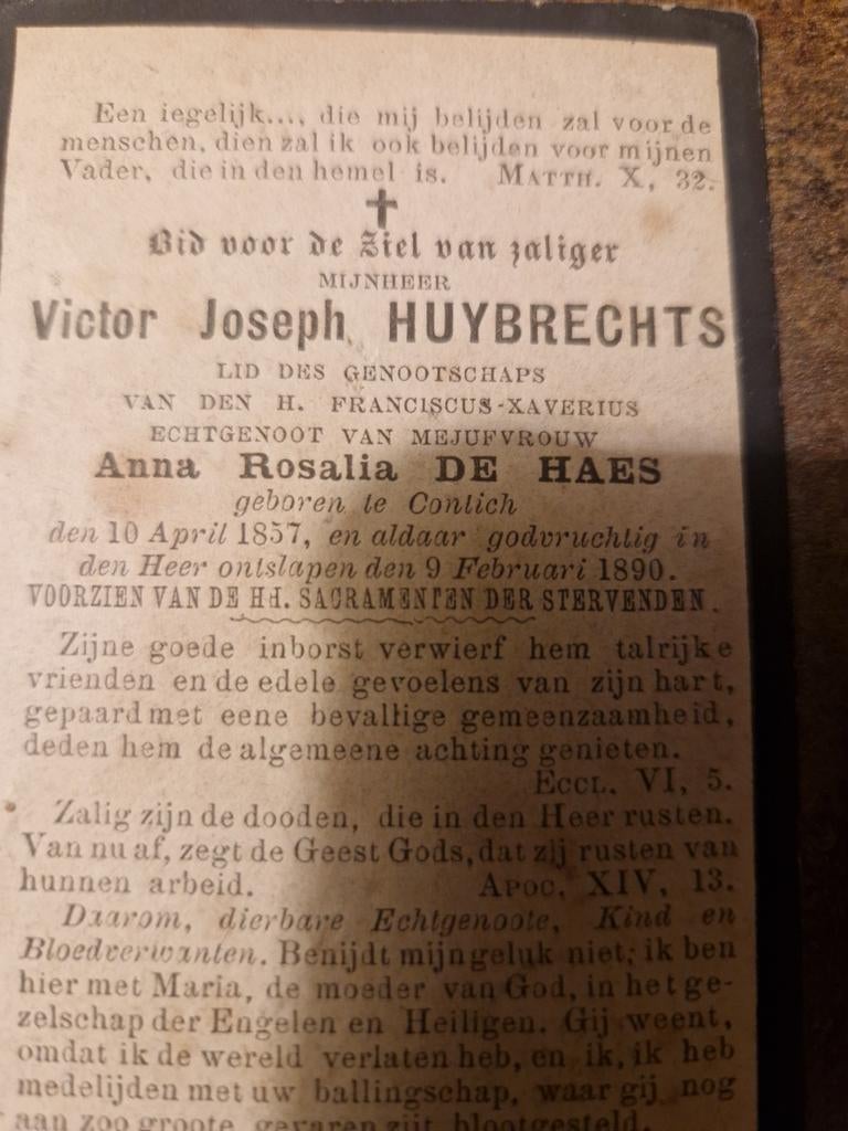 Oud doodsprentje, Verzamelen, Bidprentjes en Rouwkaarten, Verzenden