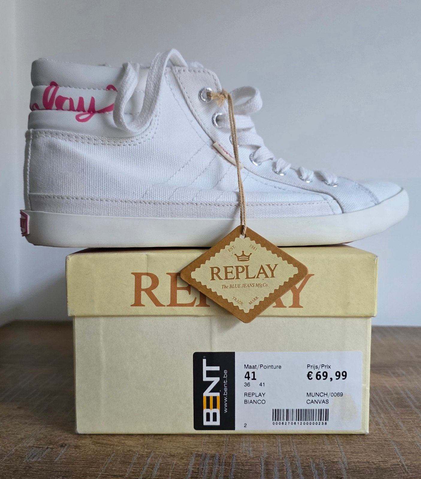 Basket Replay, Ophalen, Wit, Nieuw, Replay