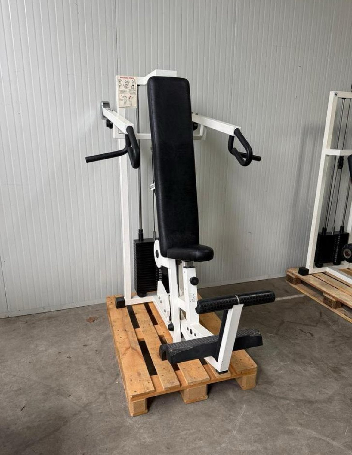 Technogym Isotonic shoulderpress / schulterpresse, Enlèvement, Utilisé, Bras, Autres types