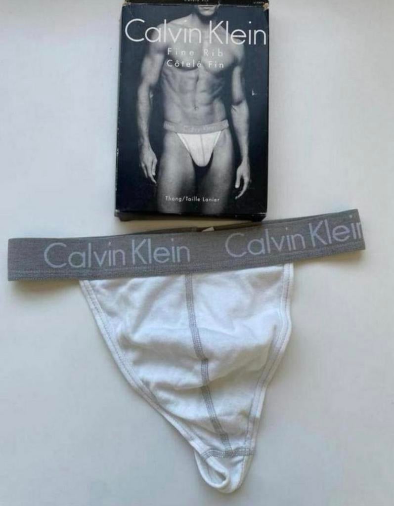 String Calvin Klein pour homme taille M, Vêtements | Hommes, Envoi, Blanc, Slip