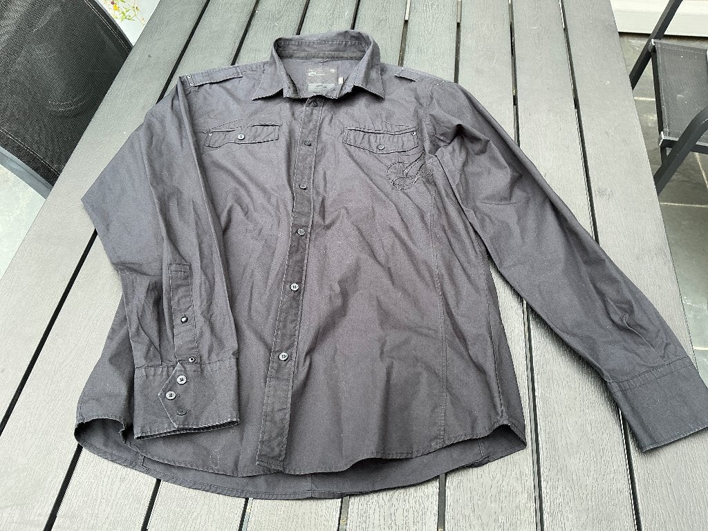 Hemd G-star maat XL, Ophalen of Verzenden, Gedragen, Zwart