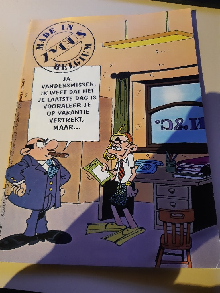 stripboek spelletjesboek zygus made in belgium, Boeken, Ophalen of Verzenden, Zo goed als nieuw