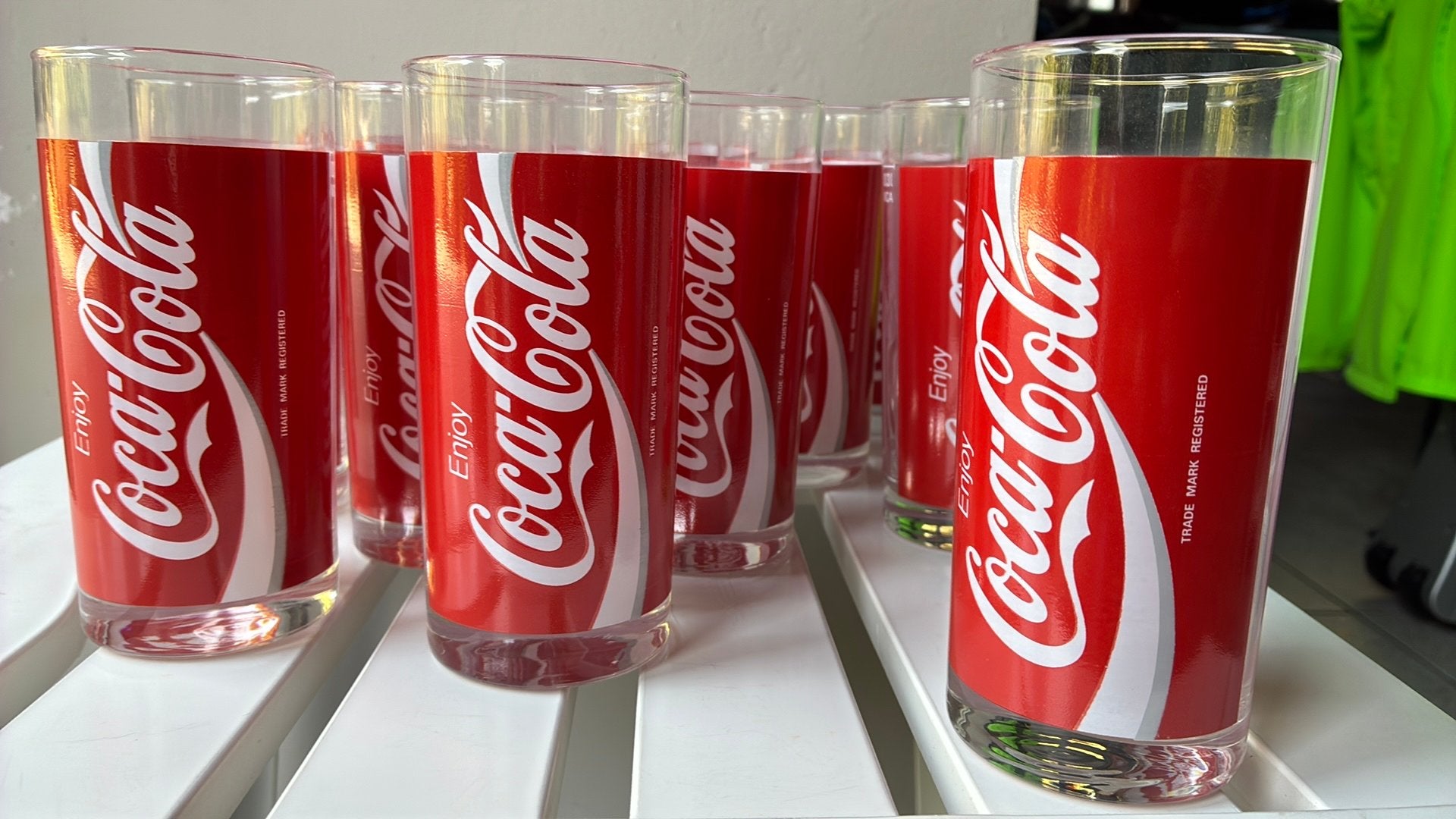 12 nieuwe cola glazen van 0,3l voor 10€, Ophalen, Zo goed als nieuw
