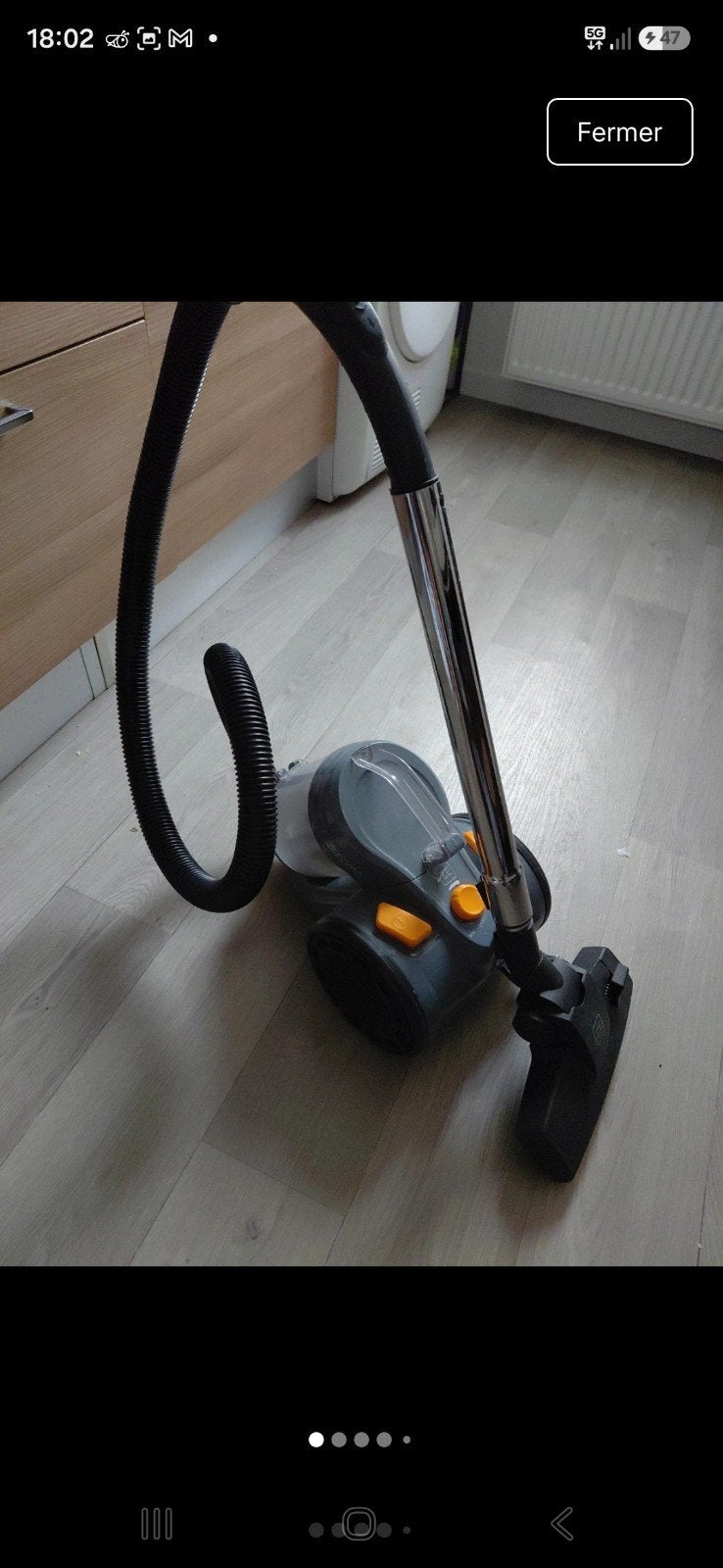 Aspirateur sans sac, Electroménager, Enlèvement ou Envoi, Utilisé, Réservoir