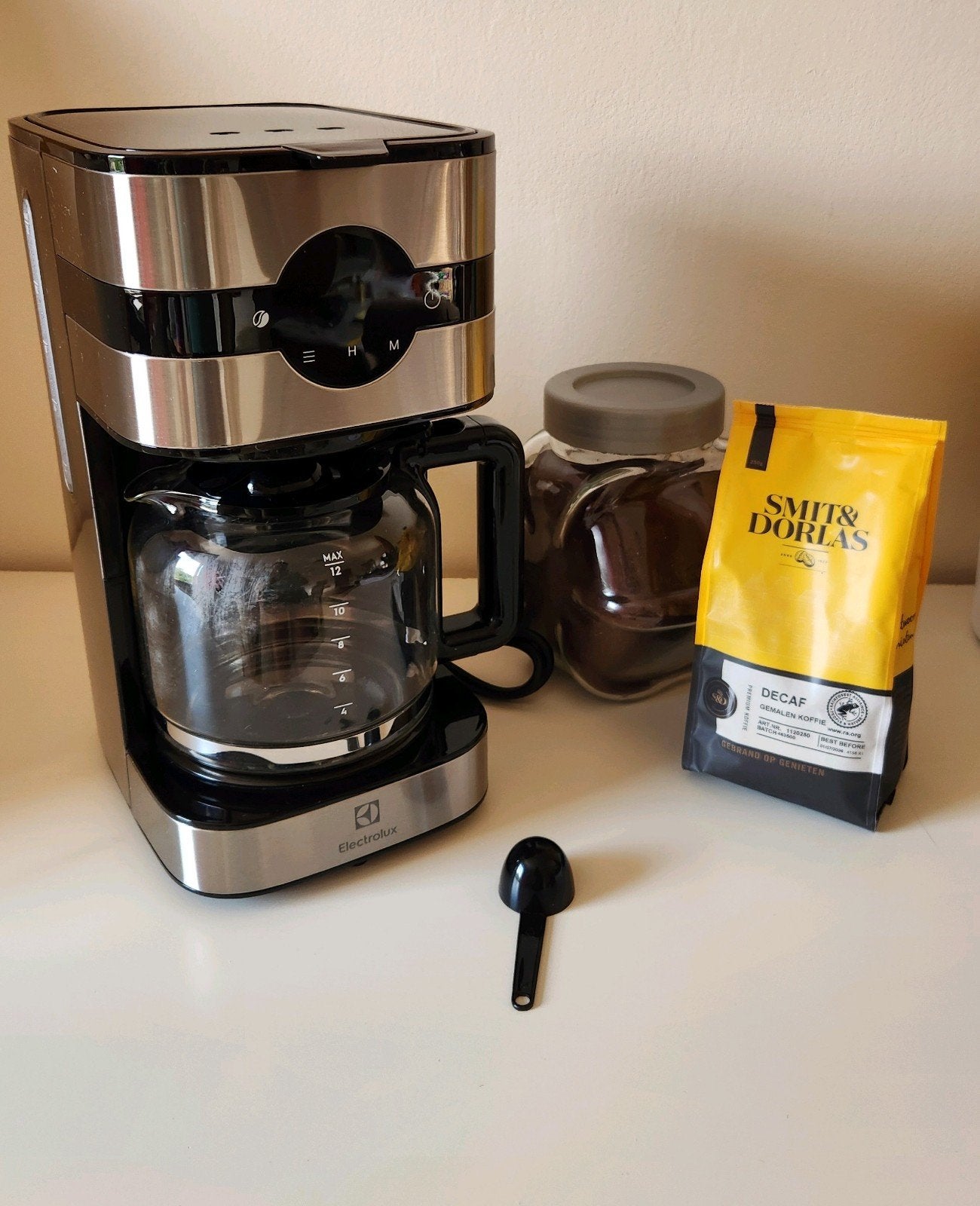 Koffiezetapparaat Electrolux EKF900 met timer + koffie, Elektronische apparatuur, Koffiemachine, Gemalen koffie, Ophalen of Verzenden
